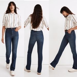 NEW Madewell Tall Skinny Flare Jeans in Linnean Wash Size 26 tall